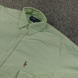 Ralph Lauren Light Green Button-Down Oxford Shirt
